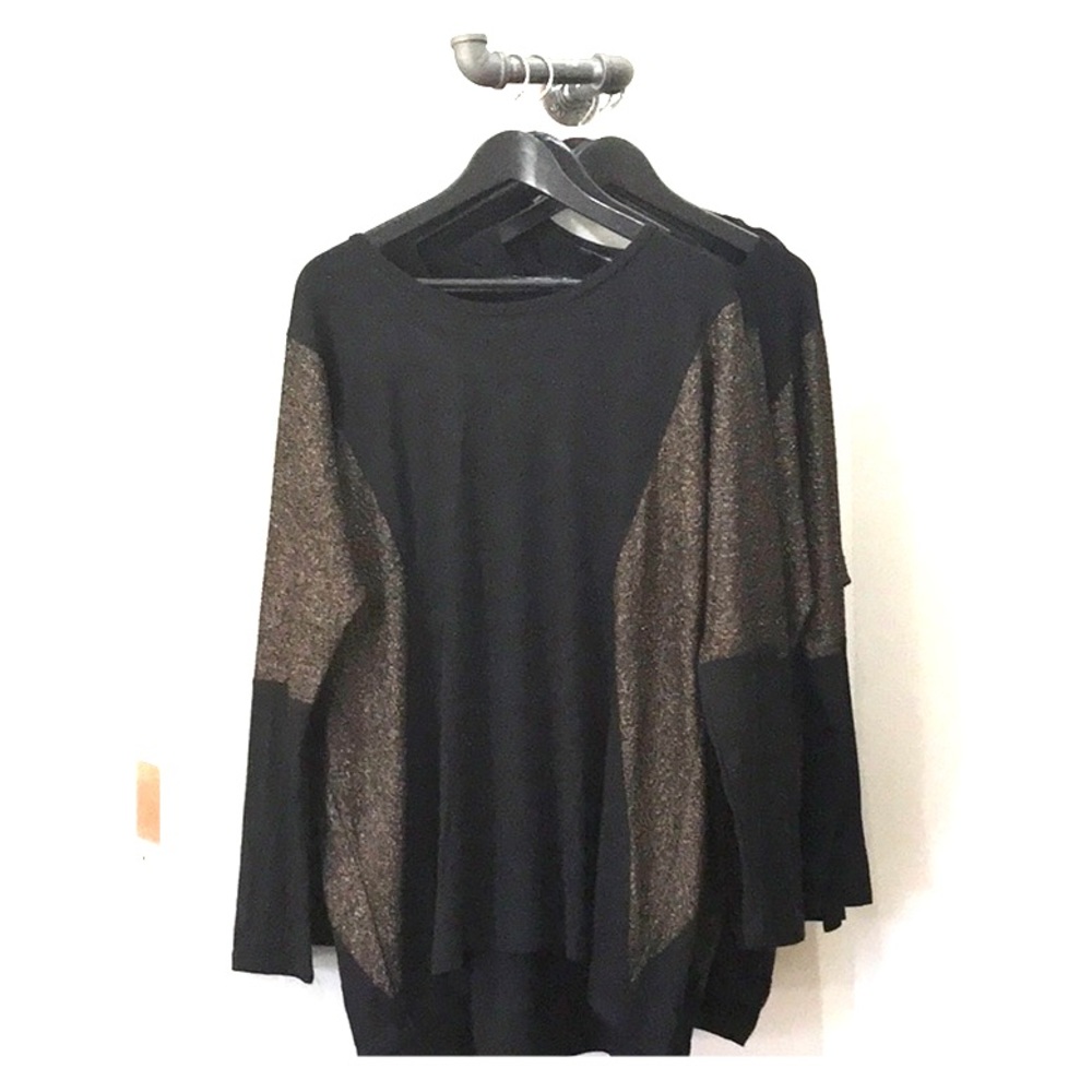 Plus Black & Gold Tunic